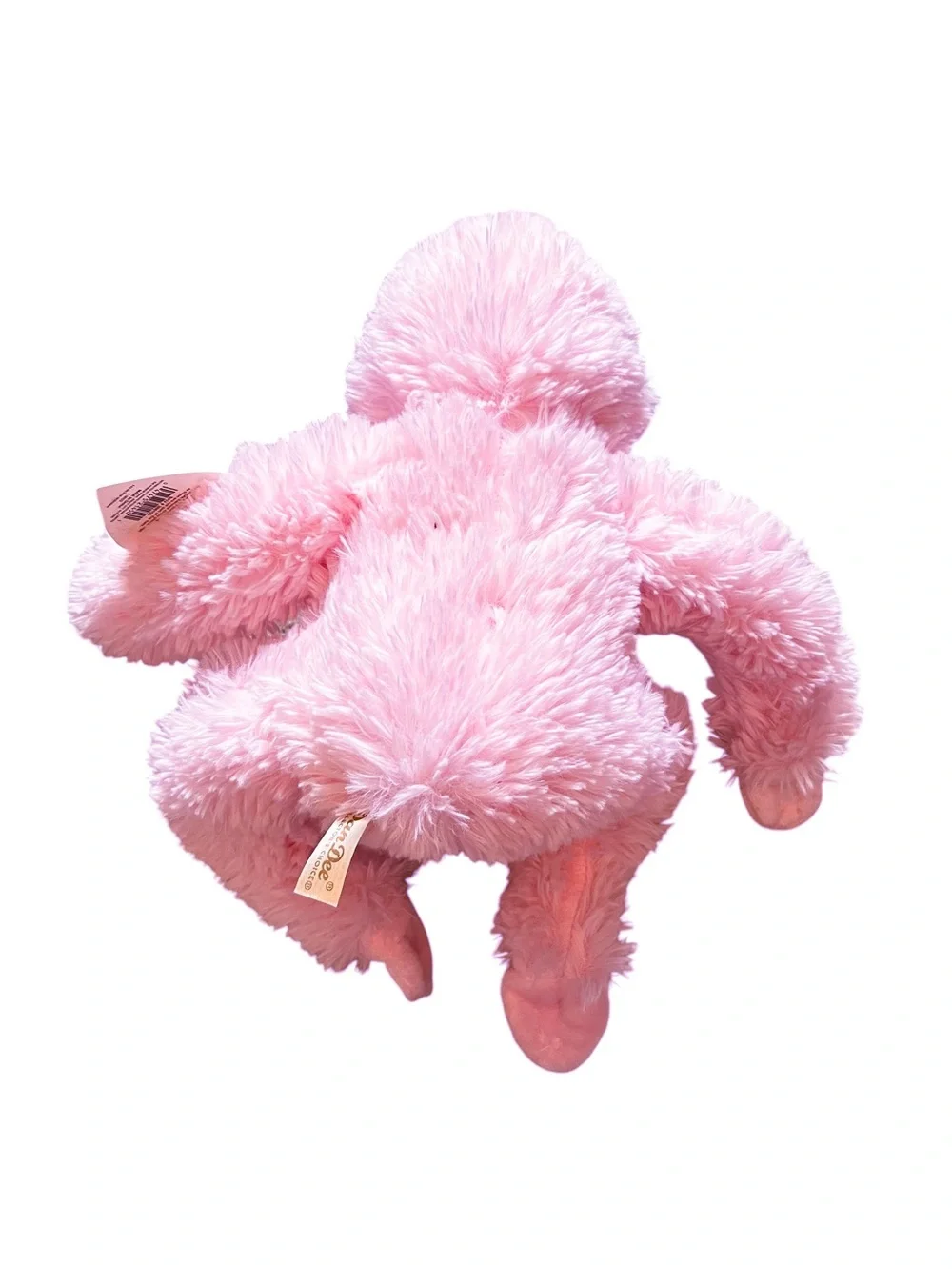 Dan Dee Collector's Choice Pink Sloth with Sheer Pink Neck Bow